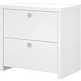 Amazon Com Bush Furniture Cabot 2 Drawer Lateral File Cabinet White Furniture Decor