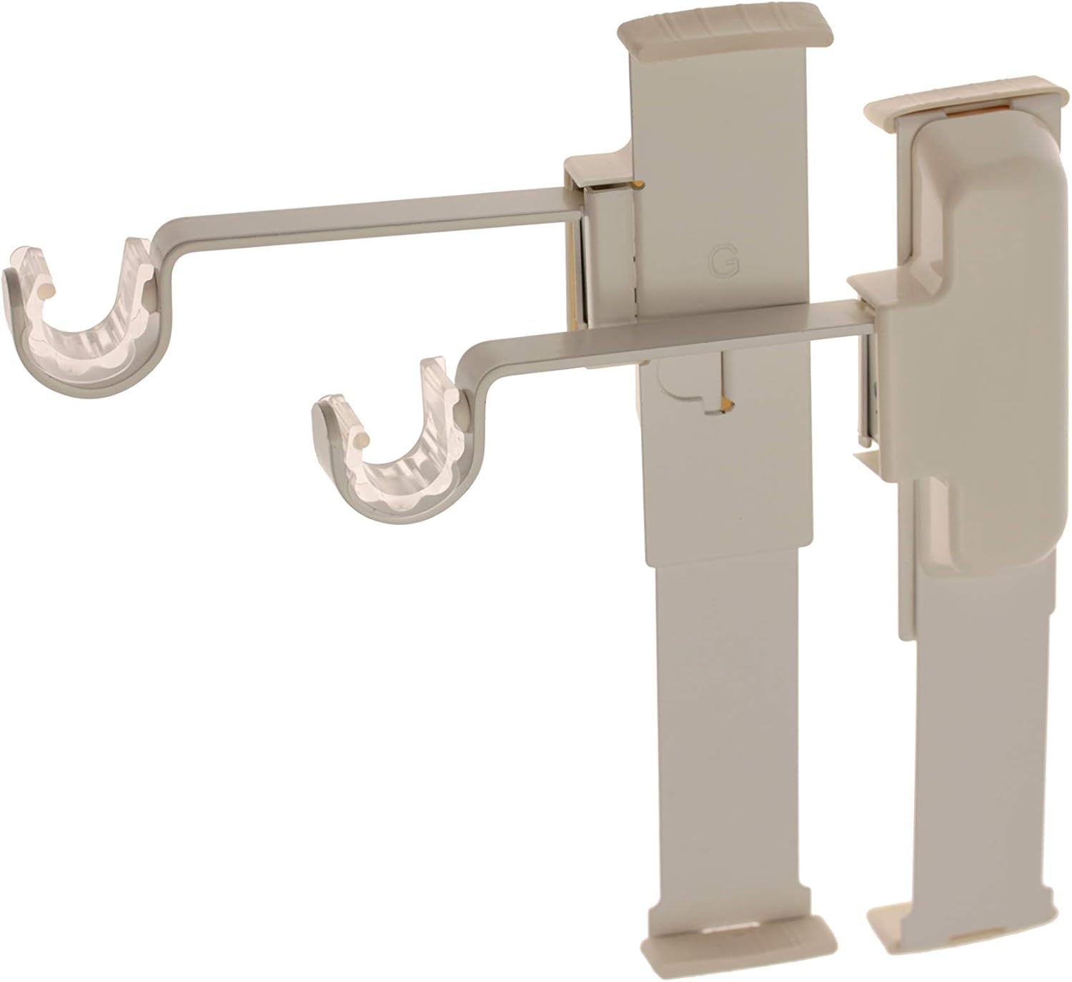 Soporte para barra para cortina, especial para caja de persiana, un par: Amazon.es: Hogar