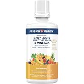 Passion 4 Life Daily Liquid Multivitamin and Minerals 32 Fl Oz | Citrus Medley - Sugar Free, Gluten Free, Dairy Free, Caffeine Free, Peanut Free, No Artificial Flavors, or Sweeteners