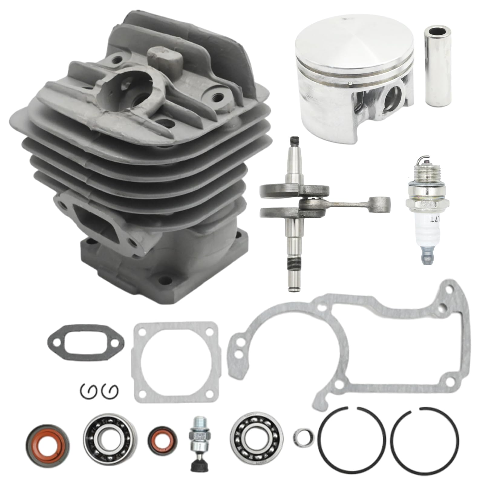 Photo 1 of LIDSCURA 1121 020 1217 44.7 MM Big Bore Cylinder Piston Kit Replacement for Stihl 026, MS260, MS260C, 026PRO Chainsaws Models with Crankshaft Spark Plug Decompression Valve,