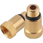 VKQTS 2PCS Compression Tester Adapter,M12x1.25 Spark Plug Tool Adapter with O-Ring Seal,Universal Compression Gauge Fitting Car Accessories for Truck Motorcycle Small Engine (2PCS)
