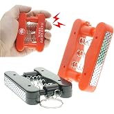 Cooplay 2 Pack Shocking Fake Grip Strength Device Model Keychain Prank Toy Joke Funny Gadget Electric Shock Tricky Gag Veigar April Fools Day for Halloween Christmas Party