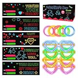 HXS 30 Pack Valentine's Cards Kids 5 Patterns