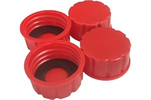 SHARUTIA Universal Gas/Water Can Caps For 5 gallon and all different size gallon containers,Can lid replacement Coarse Thread(4 Pack)