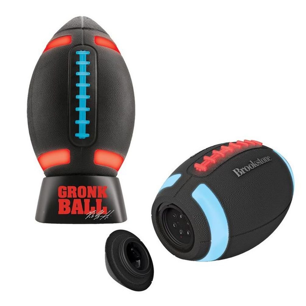 Brookstone Gronkball - Football Portable Wireless Bluetooth.