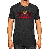 Wright & Ditson Adult NHL Heather Charcoal True Fan Hockey T-Shirt - Tagless Cotton Polyester Blend - Ultimate Comfort