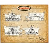 Disney Tiki Room - 11x14 Unframed Patent Print - Great Room Decor or Gift for Disneyland Fans