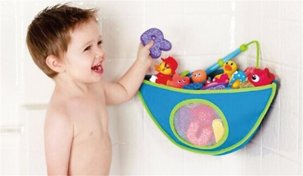 BrilliantDay Mesh Bath Toy Organizer + 4 Ultra Strong Hooks - The Perfect Net for Bathtub Toys and Bathroom Storage#3