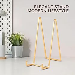 Large Plate Holder Display Stand - 10 inch Tall