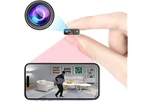 TACUWA Spy Camera Hidden Camera WiFi,Smallest HD1080P Mini Spy Cam for Home Security Easy to Use Wireless Indoor Surveillance with Motion Detection Night Vision, BLACK