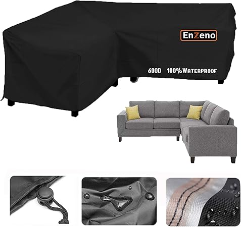 UCARE Waterproof Pedestal Fan Cover – 600D Oxford, Size M (65x27.5in), For Industrial Spray Cooling Fans