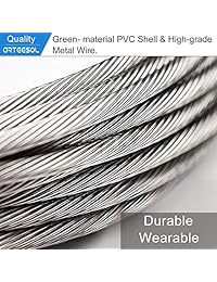 YZLSPORTS Professional Adjustable Steel Wire Jump Rope with Carrying Pouch by Fitness Factor Ergonomic,Durable,Easy to Adjust Premium Jump Rope All Heights and Skill Levels