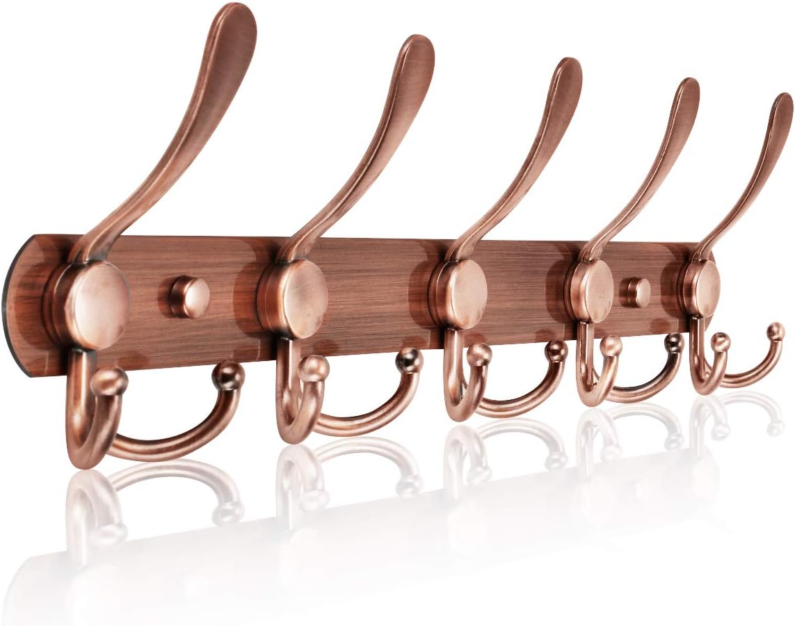 Best Rustic Hook Rail Coat Rack