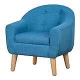 Durable Single Upholstered Kids Mini Sofa and Chair