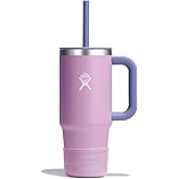 Hydro Flask Kids Tumbler for School - Stainless Steel and Insulated with Straw Cap - 24 Oz in Anemone Purple