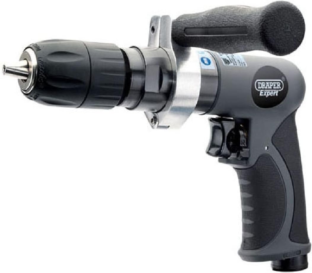 DRAPER Composite Reversible Keyless Air Drill (13mm) [14266]