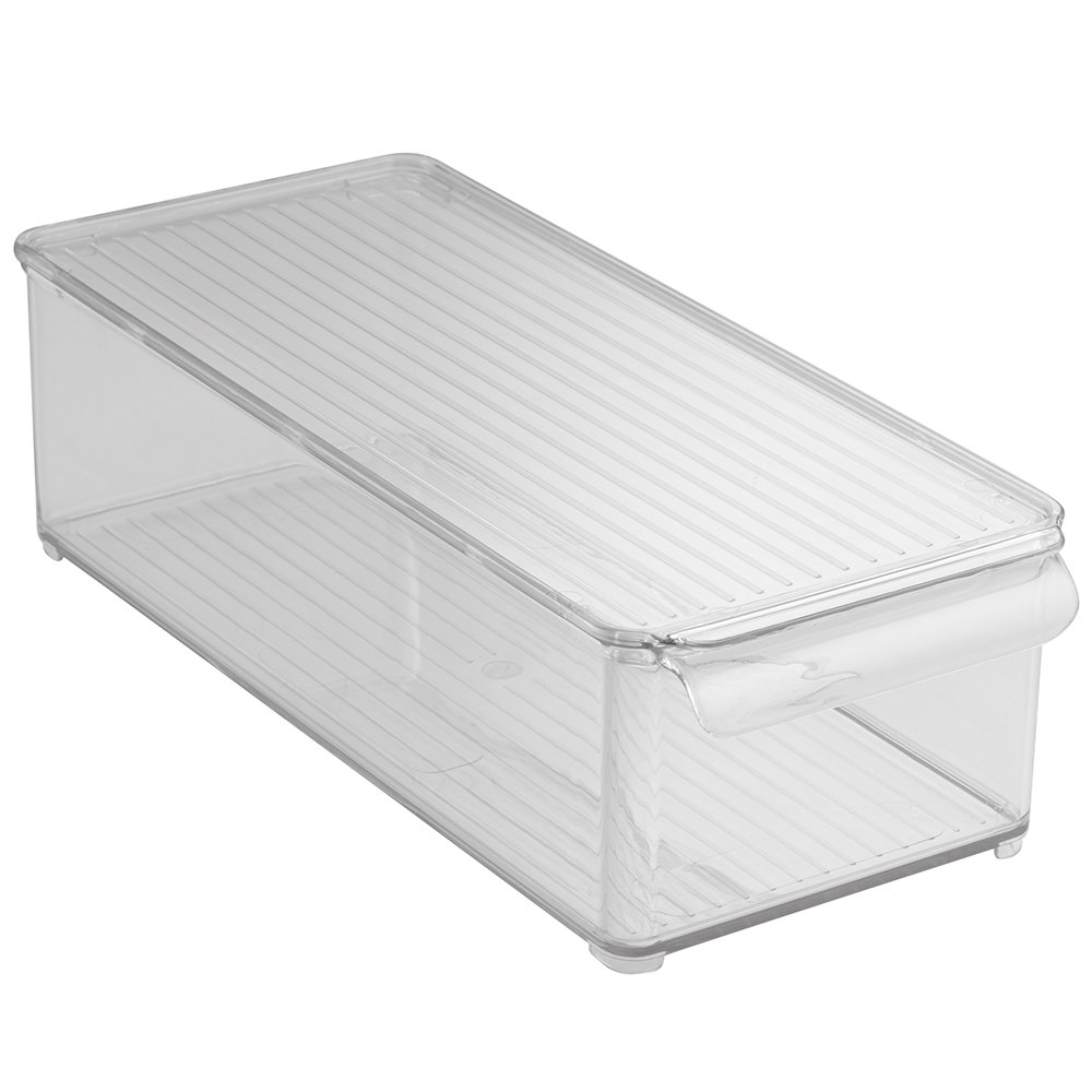 InterDesign Refrigerator and Freezer Storage Organizer Bins for Kitchen