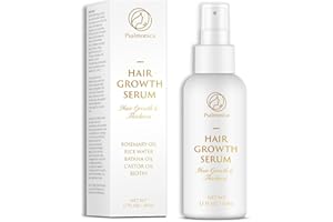 PSALMONICA Hair Growth Serum: Rosemary Batana Castor Oil Rice Water Biotin Hair Oils for Hair Growth - Hair Growth Thickening Product - Hair Loss Treatments for Women Men(50 ML)