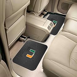 Fanmats University of Miami Hurricanes Set of 4 Car