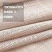 Linen Textured Curtain Hold-Backs Set of 2 Tie-Backs for Sheer Curtains - Taupe, 24-inch (2 feet)
