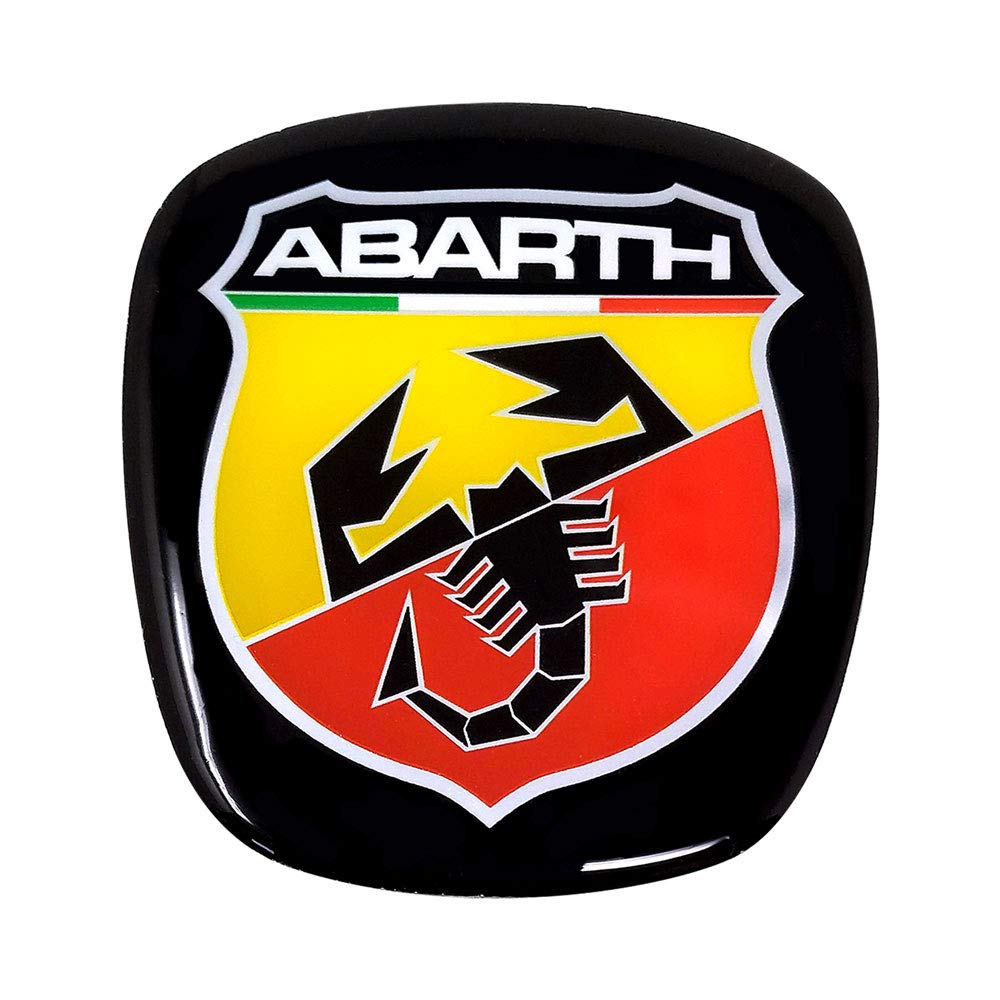 Abarth 21548 Official 3D Sticker Logo for Fiat 500