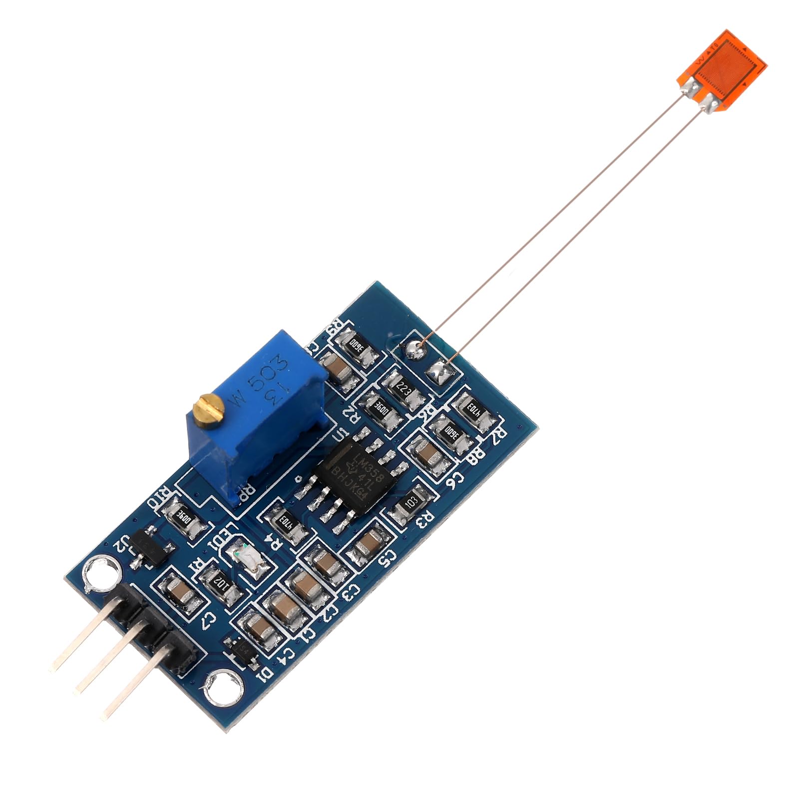Hemobllo Strain Gauge Sensor Module with Analog Voltage Output for Bending Test Load Cell Amplifier for Industrial Measurement and Weight Detection