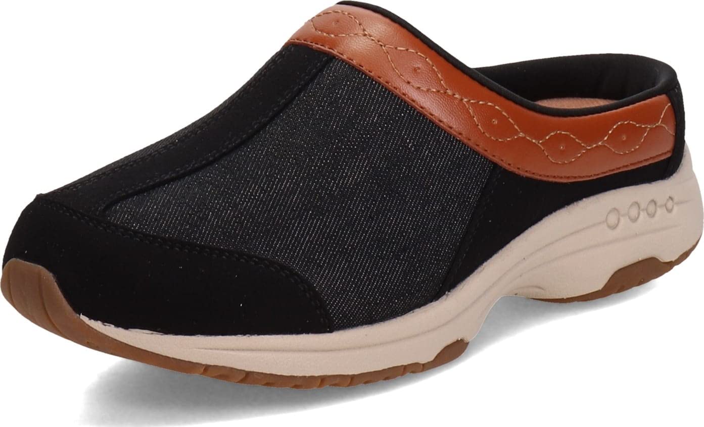 Easy Spirit Travelcoast Women's Slip On, 5 B(M) US, Black-Tan Image