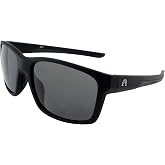 Alpha Omega AO4 Sports Motorcycle Sunglasses Riding Glasses for Men or Women Black Frame w/Smoke Lens