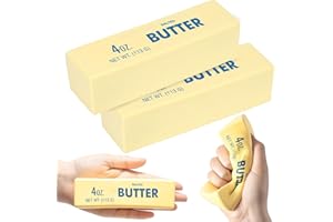 Squeezed Butter Toy, 2PC Butter Stick Squishy Stress Toy, Upgrade Stress Relief SquishyFidgetToys, Soft Squishy Stress Relief