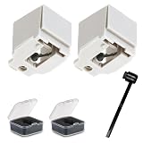 GDGJWL 2-Pack ATN3600L Stylus Replacement - Diamond Tip & Carbon Fiber Turntable Needle for Audio-Technica AT-LP60X/AT3600L/AT-LP2D, Includes Brush & Tweezers