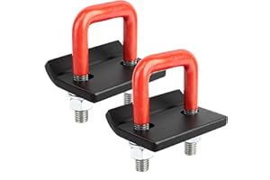 META Hardware Hitch Tightener for 1.25" and 2" Hitches, Heavy Duty Anti Rattle Hitch Stabilizer with Rubber Coated Reduce Movement On Hitch Mount Cargo Carrier Bike Rack, Red (2 Pack)