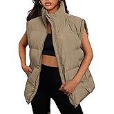 AUTOMET Womens Puffer Vests Fall Fashion Jackets Puffy Outfits 2026 Trendy Sleeveless Coats Outerwear Winter Clothes