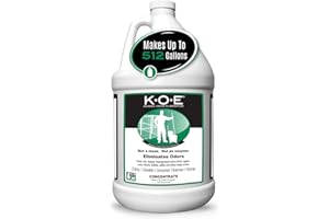 ODORCIDE Thornell KOE Kennel Odor Eliminator Concentrate, Odor Eliminator for Strong Odors, Great for Cages, Runs, Floors & More, Pet Odor Eliminator for Home & Kennel w/Safe, Non-Enzymatic Formula, 128 oz