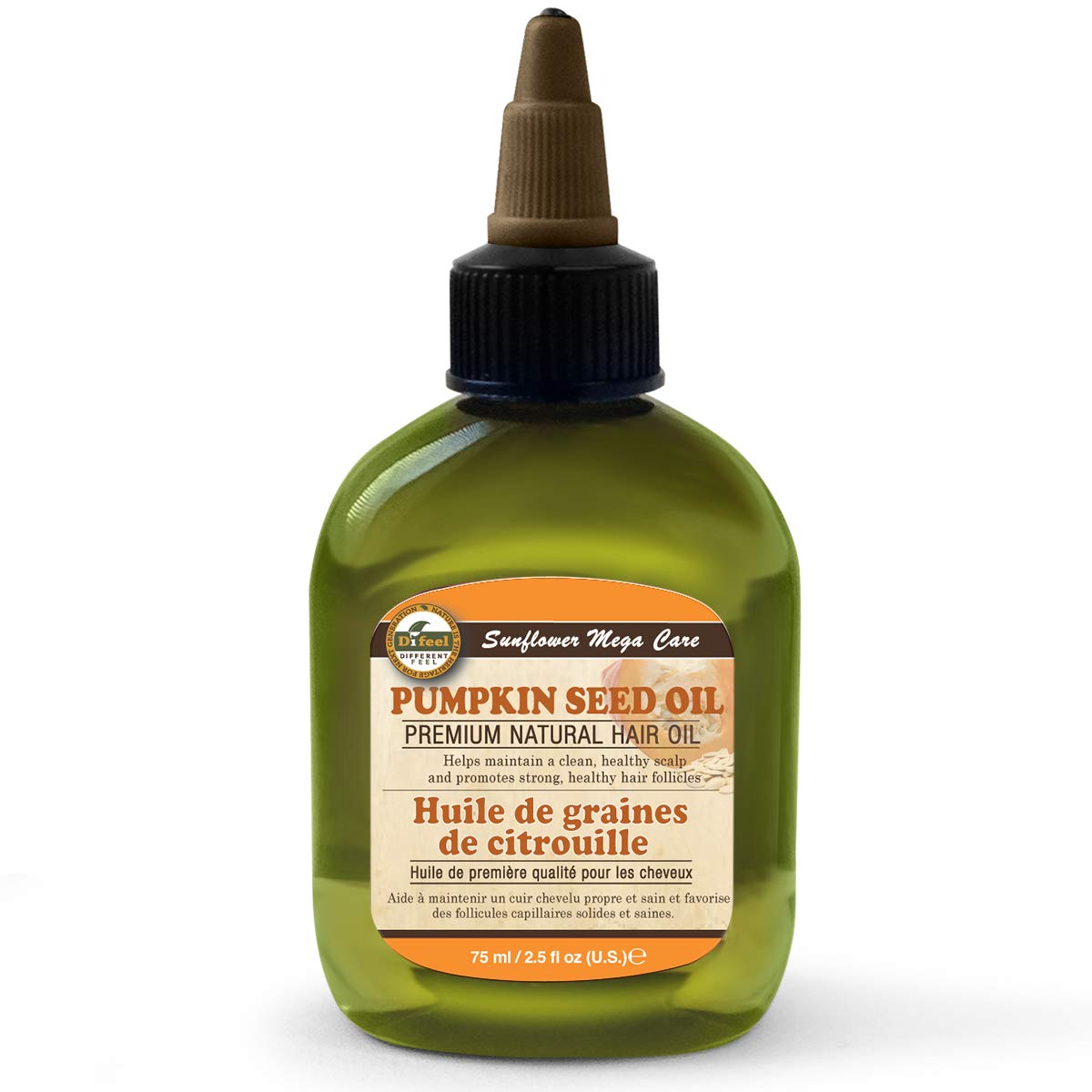 Photo 1 of DIFEEL Premium Natural Hair Care Oil, Pumpkin, 2.5 Oz