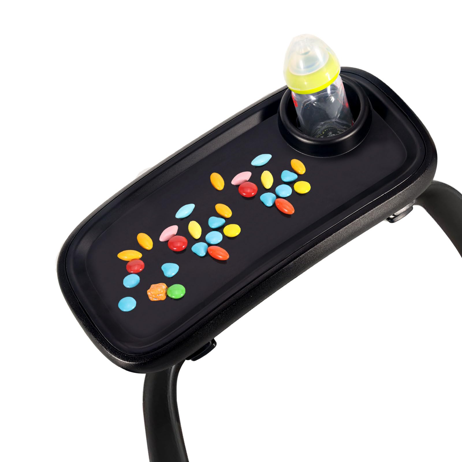 Photo 1 of Stroller Snack Tray Compatible with Evenflo, with Stroller Cup Holder Attachment, Stays in Place Tray Attachment, Easy to Install and Take Off, Snacking On The Go, Strollers Travel Accessories