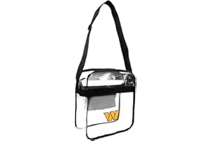 Littlearth Unisex NFL Clear Carryall Crossbody Bag