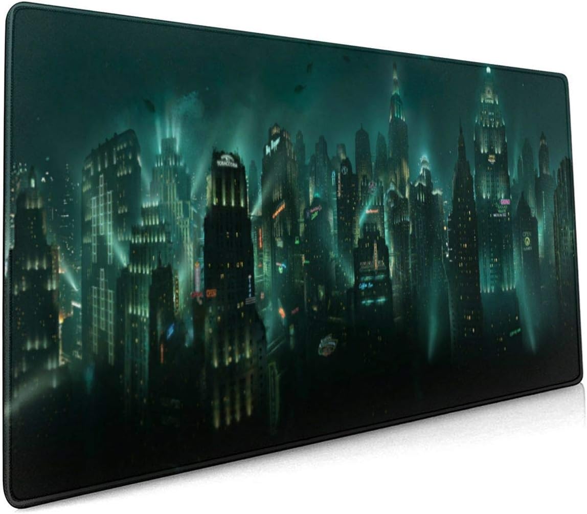 Bioshock Cool Printing Anti-Skid Game Office Mouse Pad 15.8x35.5 in