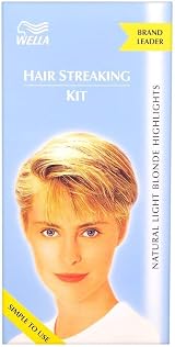 WELLA Hair Streaking Kit Natural Light Blonde Highlights Home Salon view 1