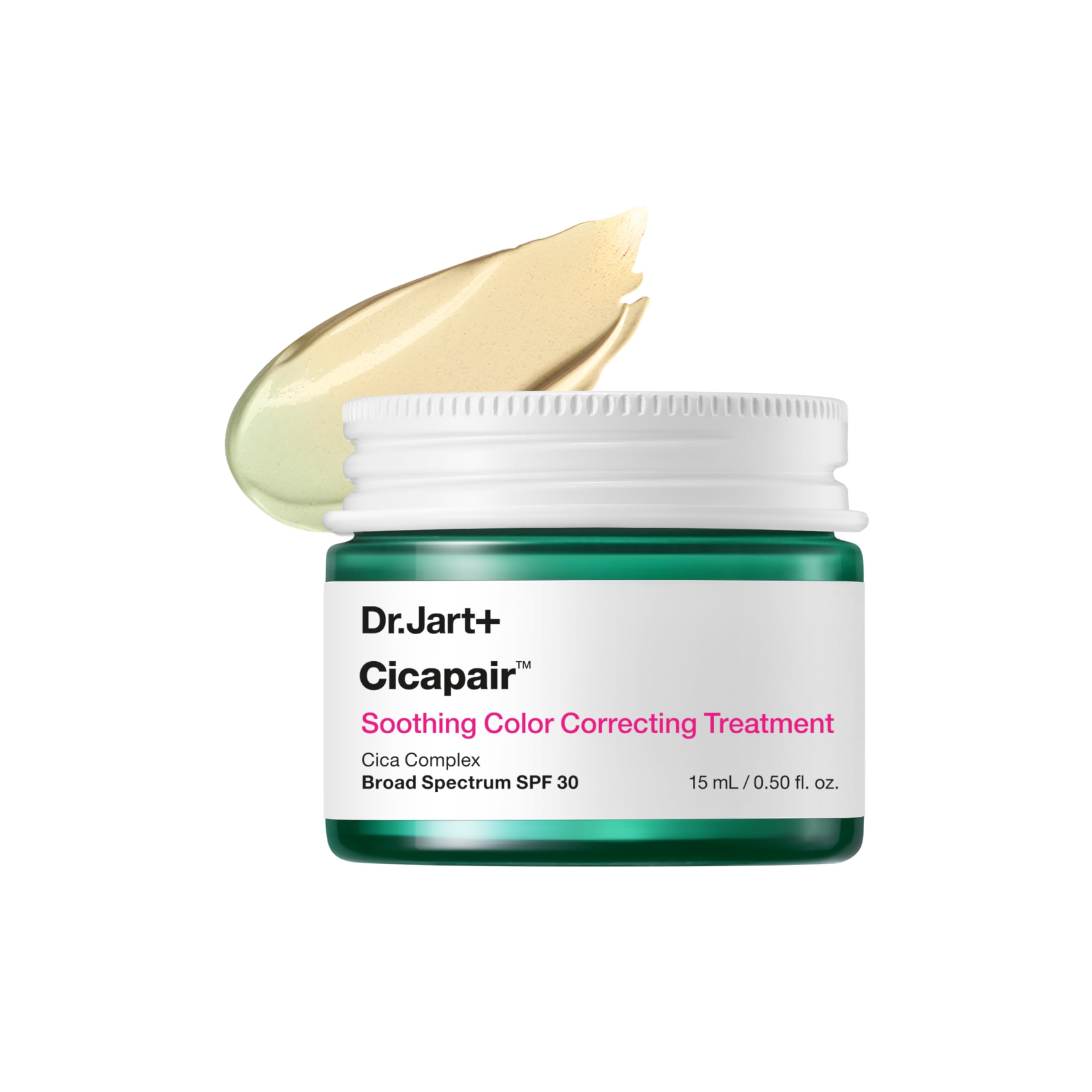 Photo 1 of Dr.Jart+ Cicapair Soothing Color Correcting Treatment SPF 30 with Centella Asiatica Extracts | cc cream | Rosacea Treatment | Korean Skin Care, 0.5 Fl Oz