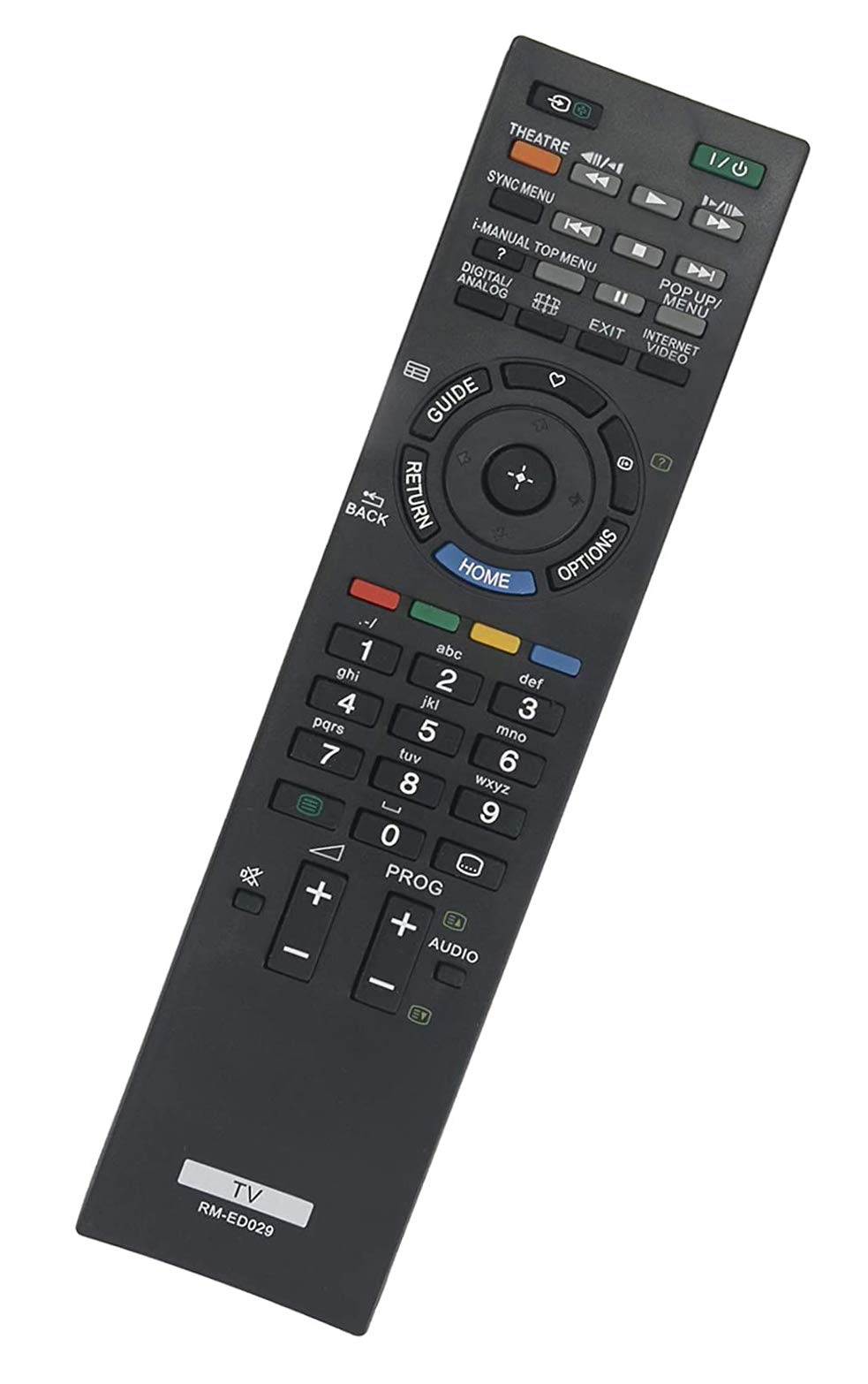 ALLIMITY RM-ED029 RM-ED044 RM-ED045 Remote Control Replacement for Sony Bravia TV KDL-24EX320 KDL-24EX325 KDL-26EX320 KDL-32EX320 KDL-32EX421 KDL-32EX700 KDL-37EX720 KDL-40HX723 KDL-46EX720