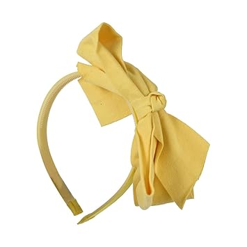 girls yellow headband