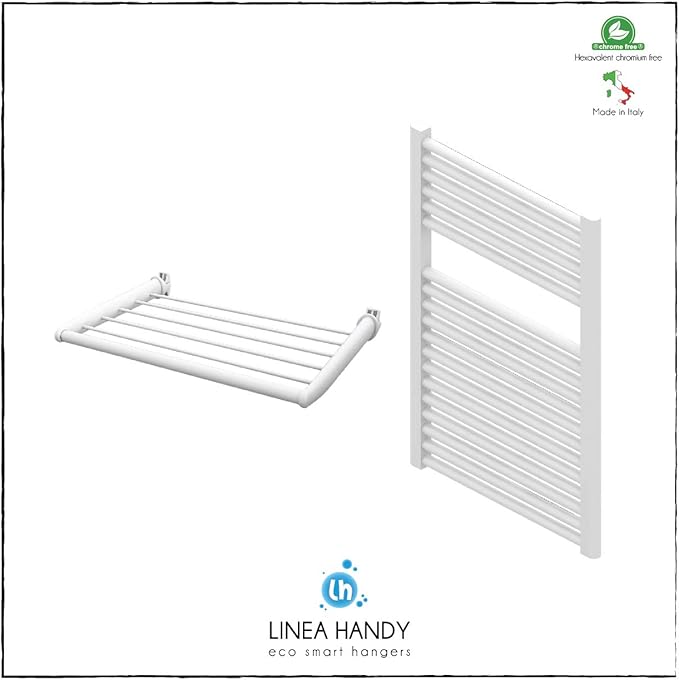 Handy Up - Toallero, se fija directamente al radiador de baño ...