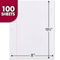 Mead Loose Leaf Paper, 3 Pack, Notebook Paper, Wide