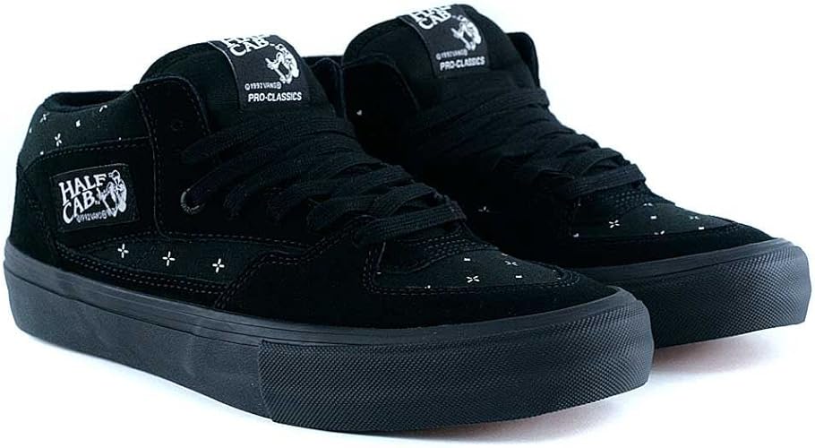 vans blackout half cab