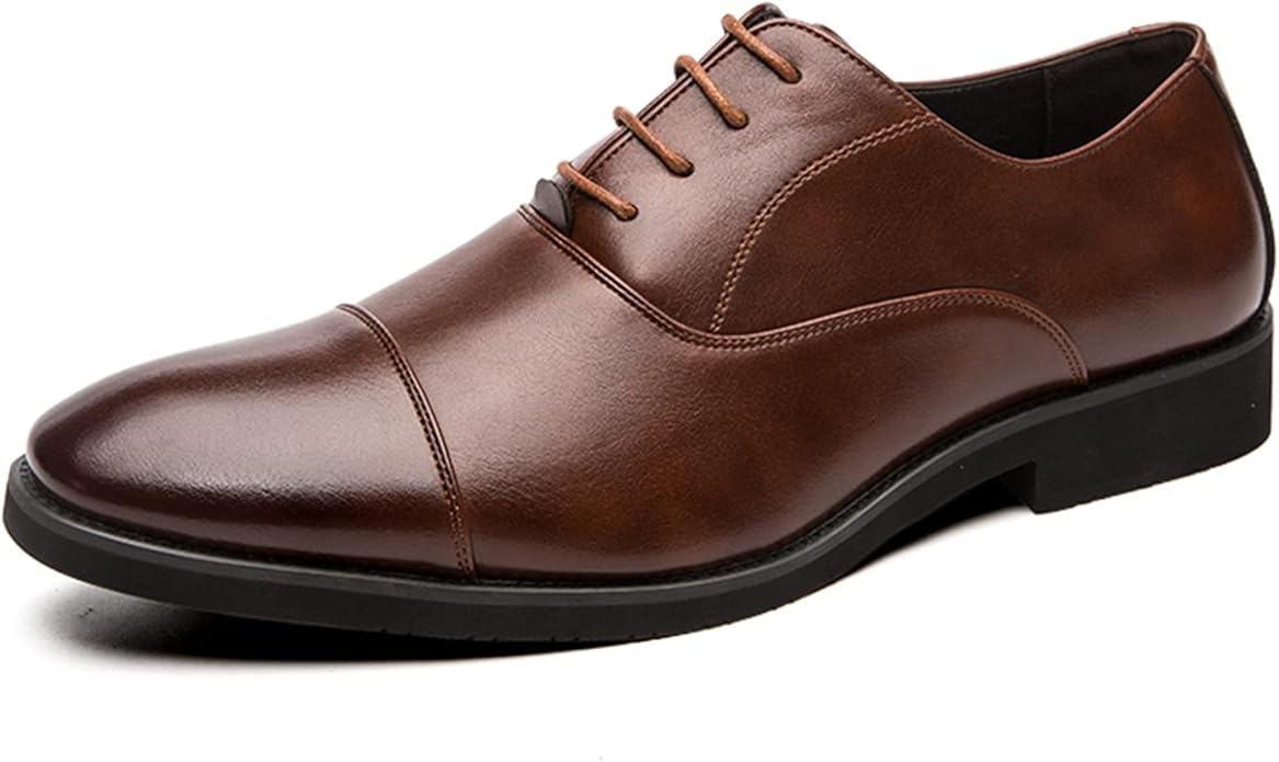 Herren Business Schuhe Patchwork Low-Top Schnürung Klassische ...