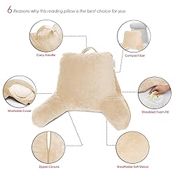 Nestl Reading Pillow with Portable Laptop Lap