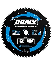 CRALY 12 Inch 100 Teeth Ultra Fine Finish Wood