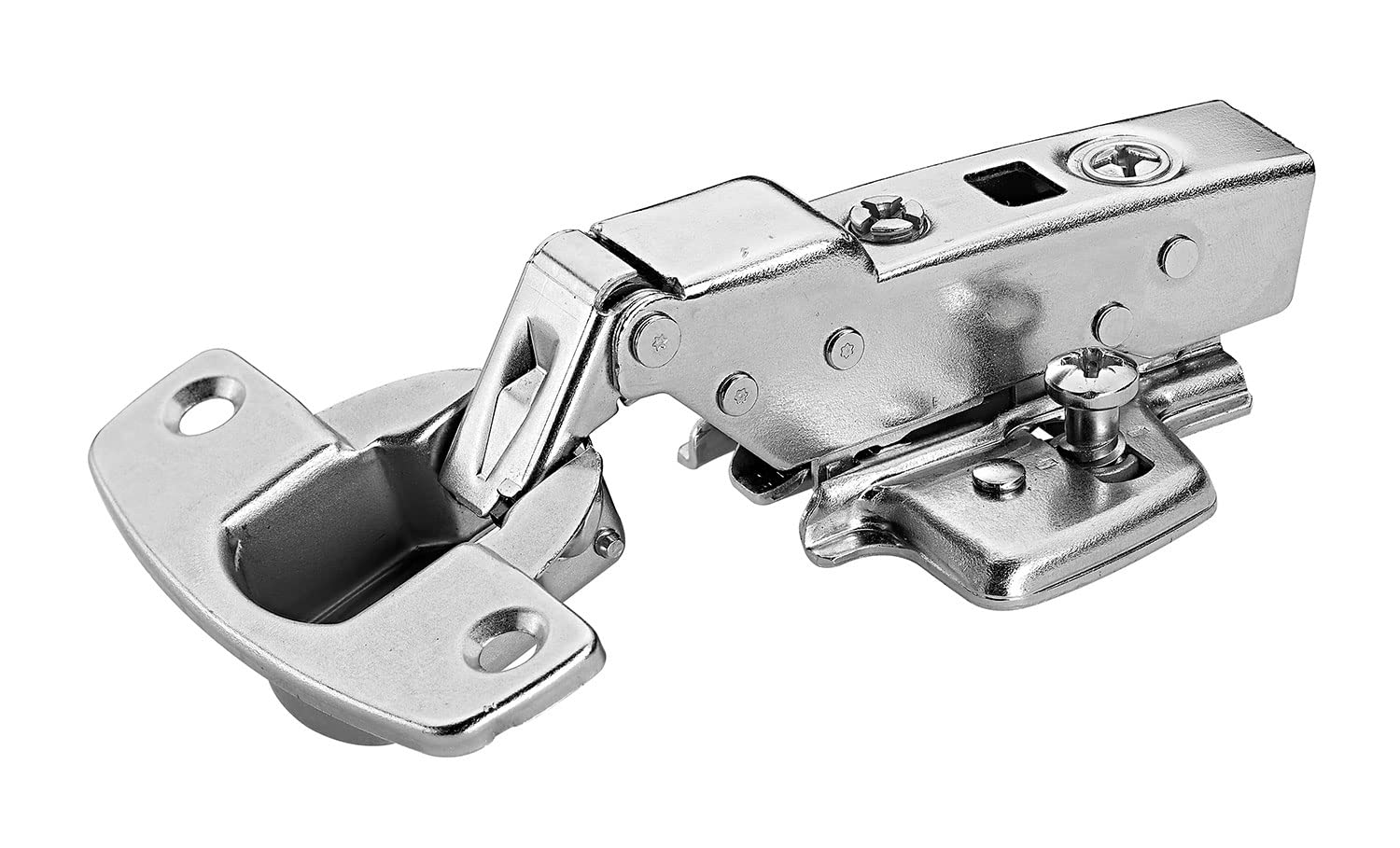 Hettich 9135499 Sensys MW Concealed Hinge Nickel-Plated 35 mm Pack of 1 Without Cover Cap