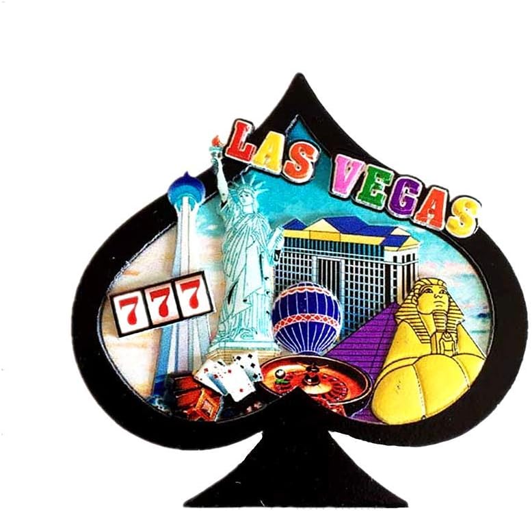 Las Vegas America Famous Casino 3D Refrigerator