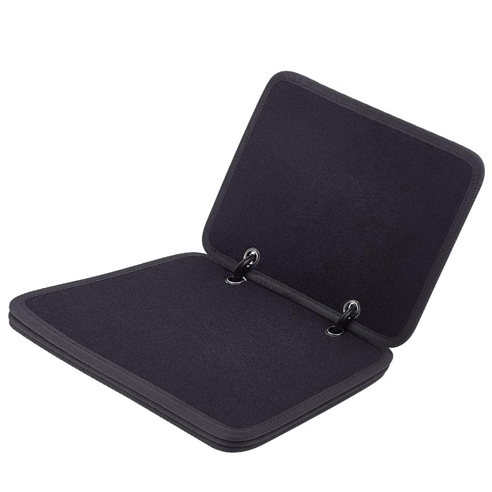 4 in 1 Tactical Military Patch Collecting Albums - Double Side Hook Loop Patches Badge Display Book, Airsoft Combat Morale Patch Holder Plate